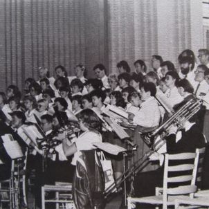 1971 Jubilæumskoncert i Grundtvigskirken - orkesteret