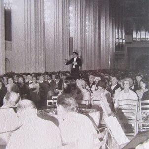 1971 Jubilæumskoncert i Grundtvigskirken med publikum