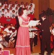 1978 Stadtholm. Koncert i Stadthalle. Gertrud Spliid